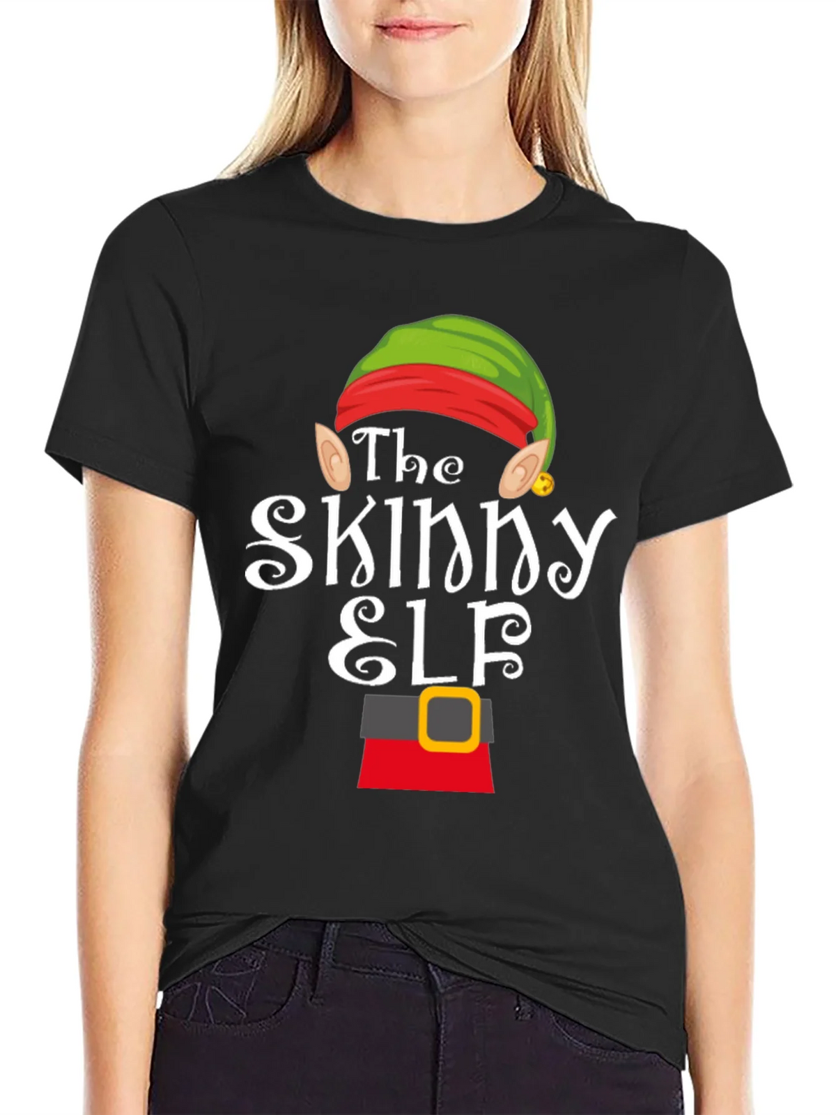 The Skinny Elf Christmas Holiday T-Shirt product image 2
