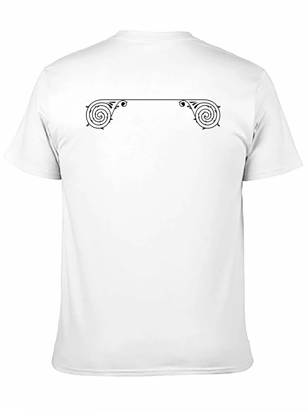 Ornate Scrollwork Black T-Shirt product image 10