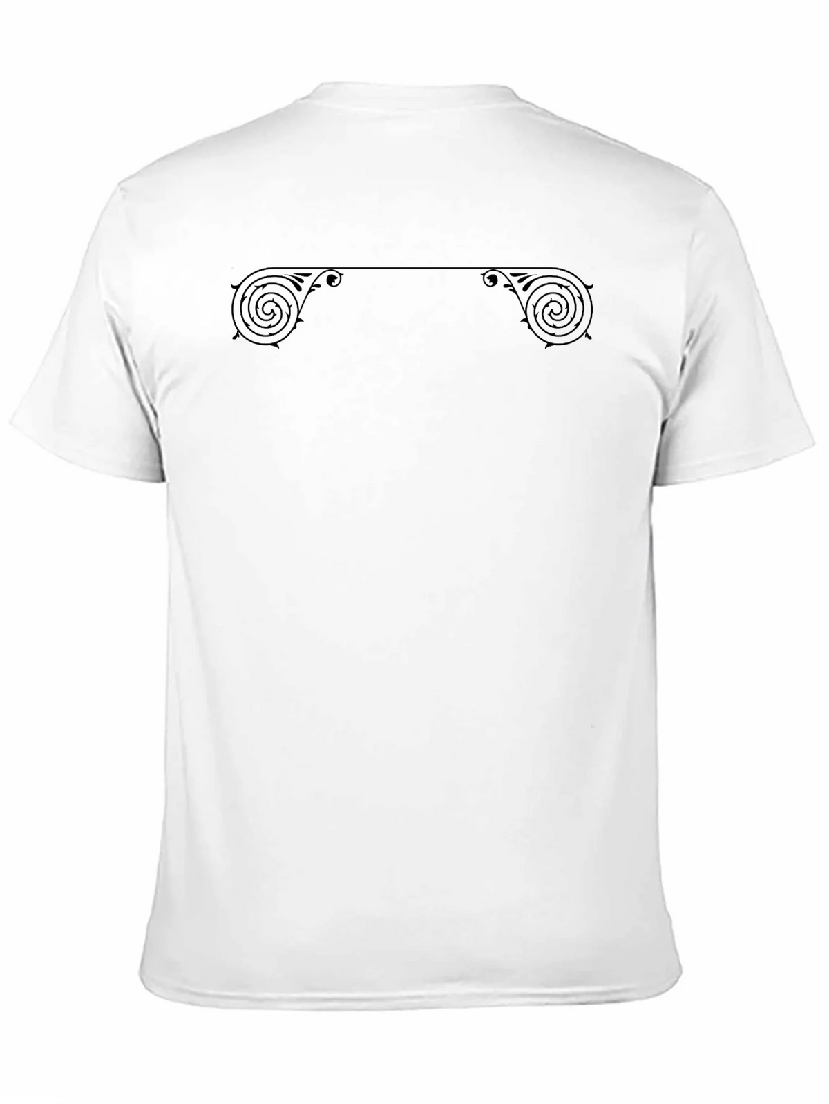 Ornate Scrollwork Black T-Shirt product image 10
