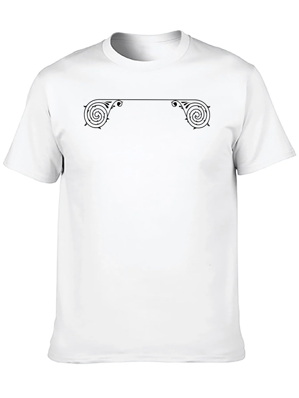 Ornate Scrollwork Black T-Shirt product image 9
