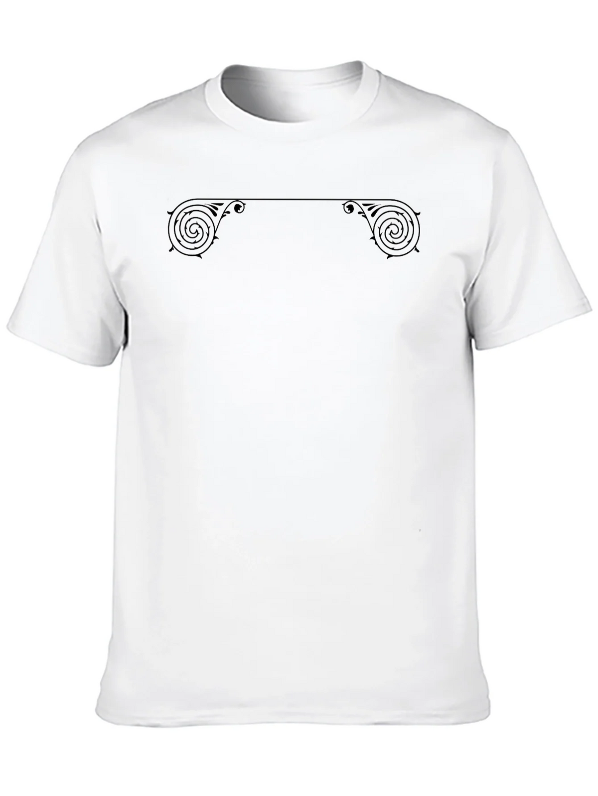 Ornate Scrollwork Black T-Shirt product image 9