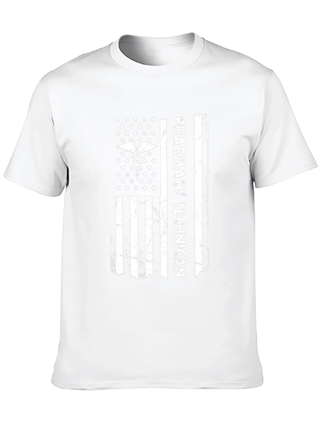 Pharmacy Technician American Flag T-Shirt product image 9