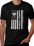 Pharmacy Technician American Flag T-Shirt product image 1