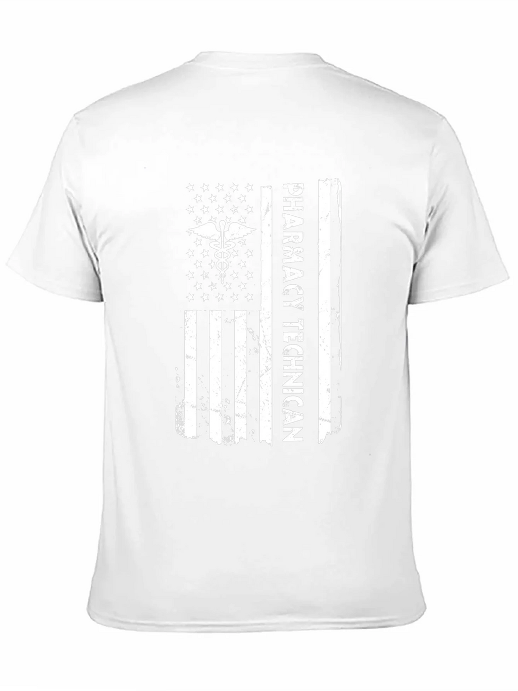 Pharmacy Technician American Flag T-Shirt product image 10
