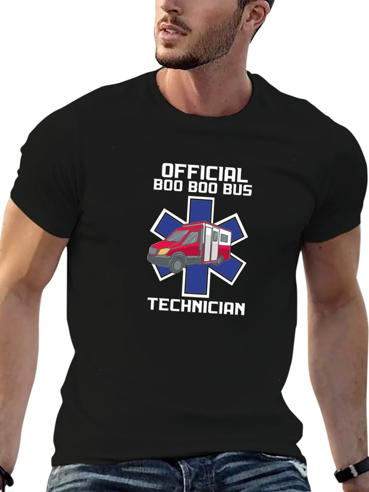 Boo Bus Technician Graphic T-Shirt product image 6
