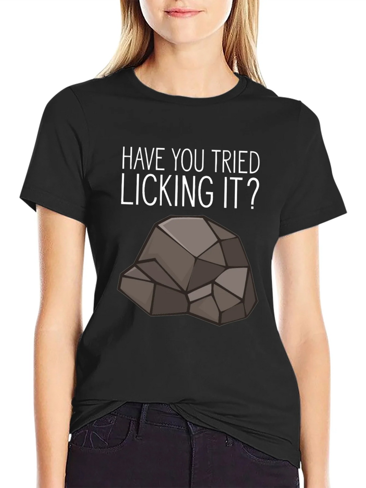 Have You Tried Licking It T-Shirt - Funny Rock Novelty Tee product image 2