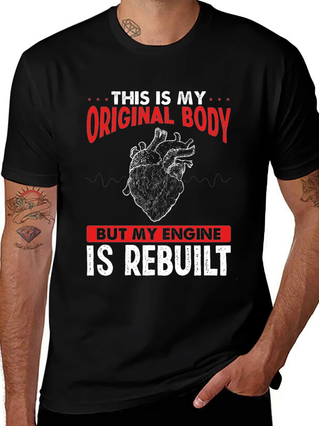 Original Body Rebuilt Engine Graphic Tee product image 1