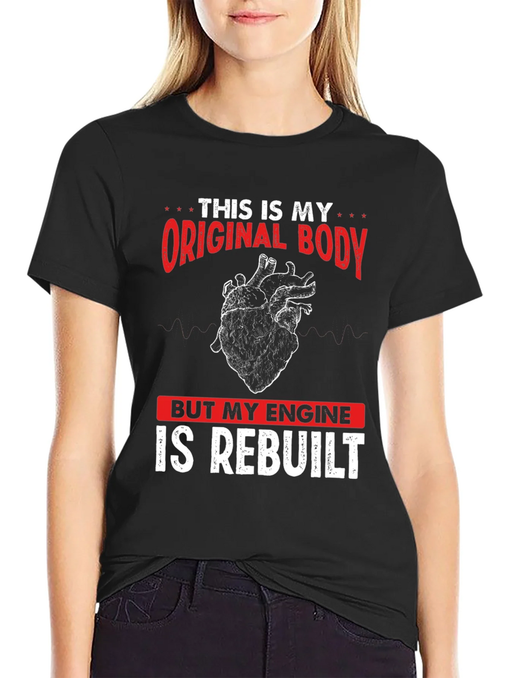 Original Body Rebuilt Engine Graphic Tee product image 2