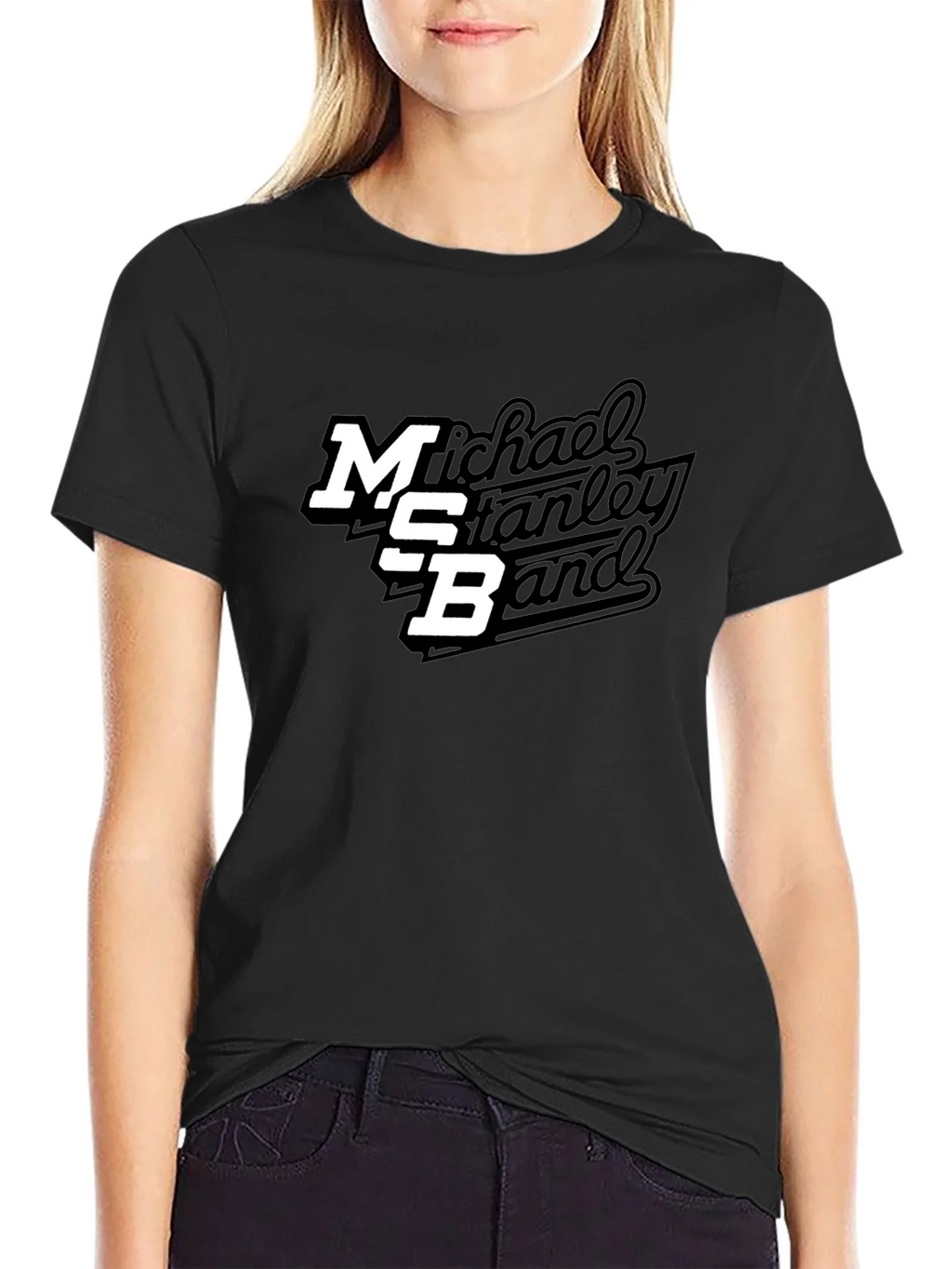 Michael Stanley Band MSB Black Graphic Tee product image 1