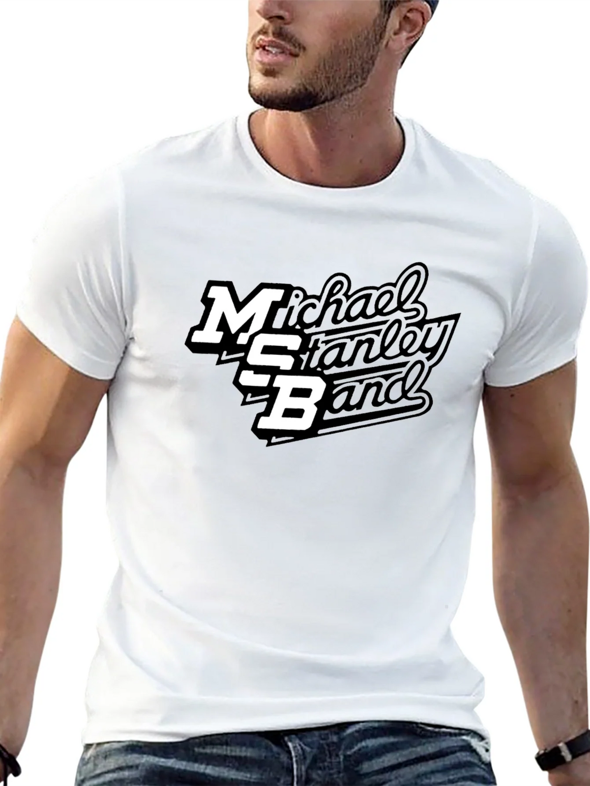 Michael Stanley Band MSB Black Graphic Tee product image 5
