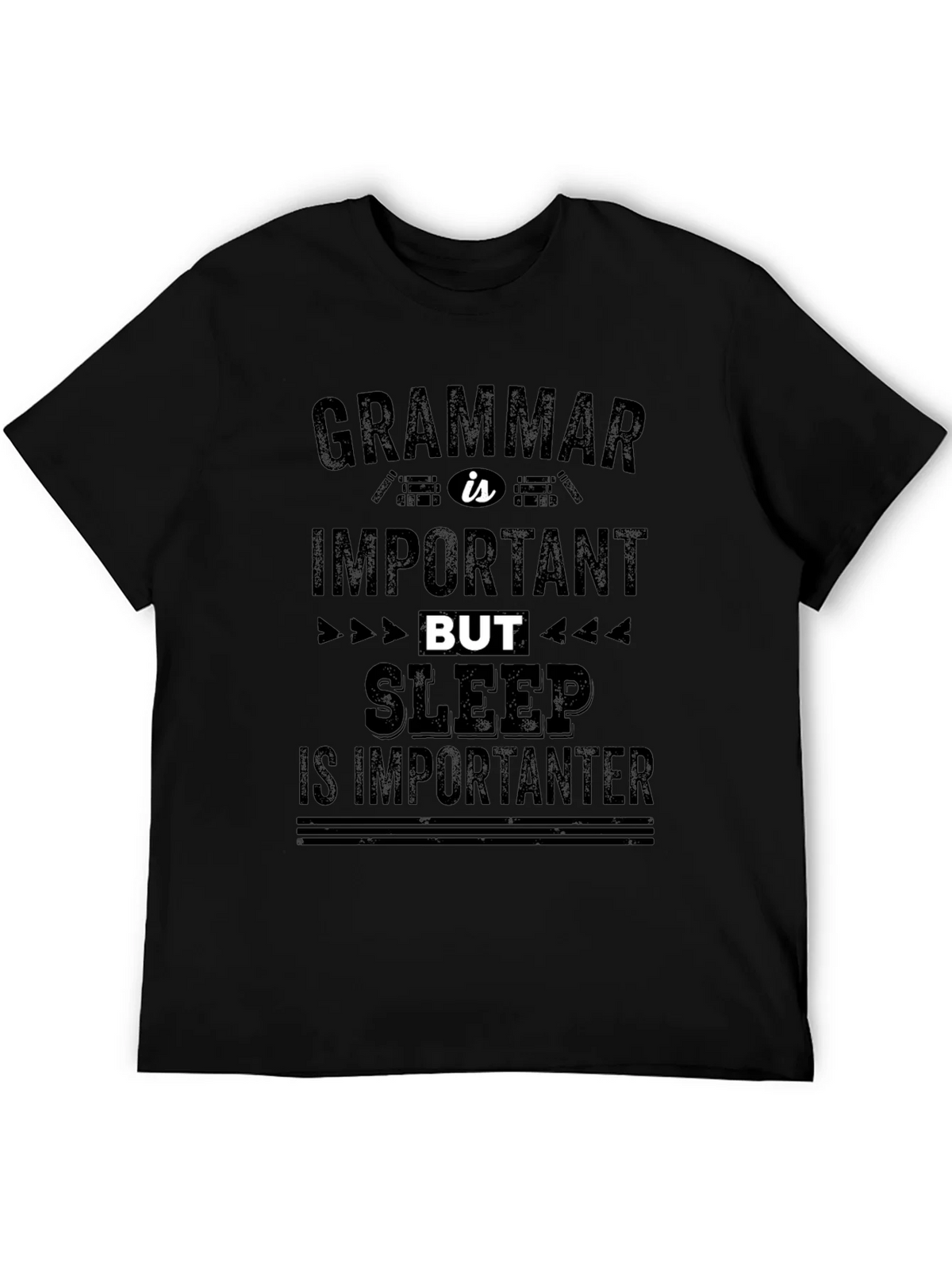 Funny Grammar & Sleep T-Shirt product image 5