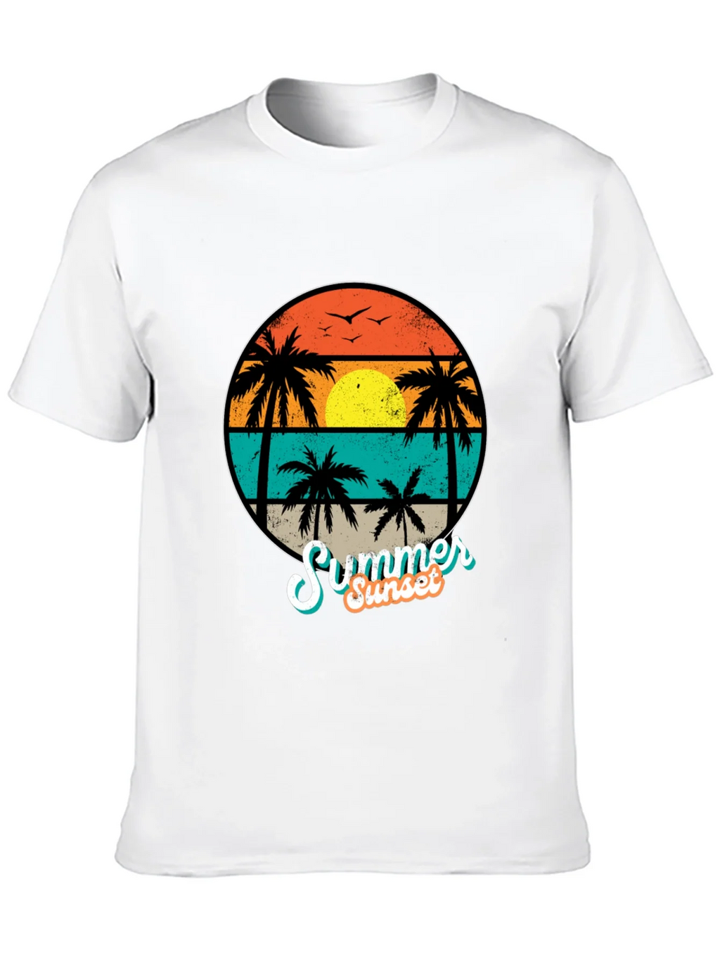Retro Summer Sunset T-Shirt product image 6