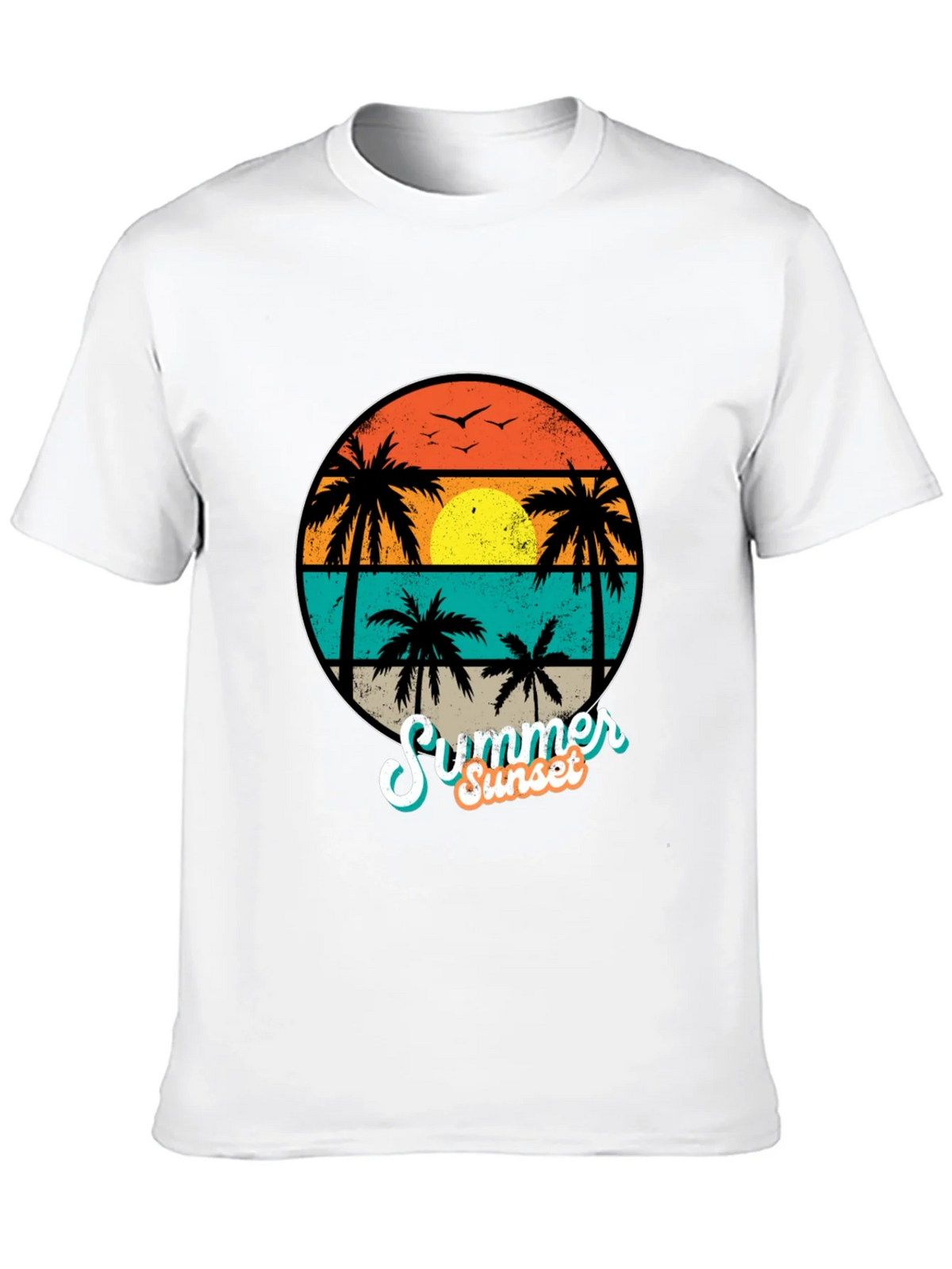 Retro Summer Sunset T-Shirt product image 6