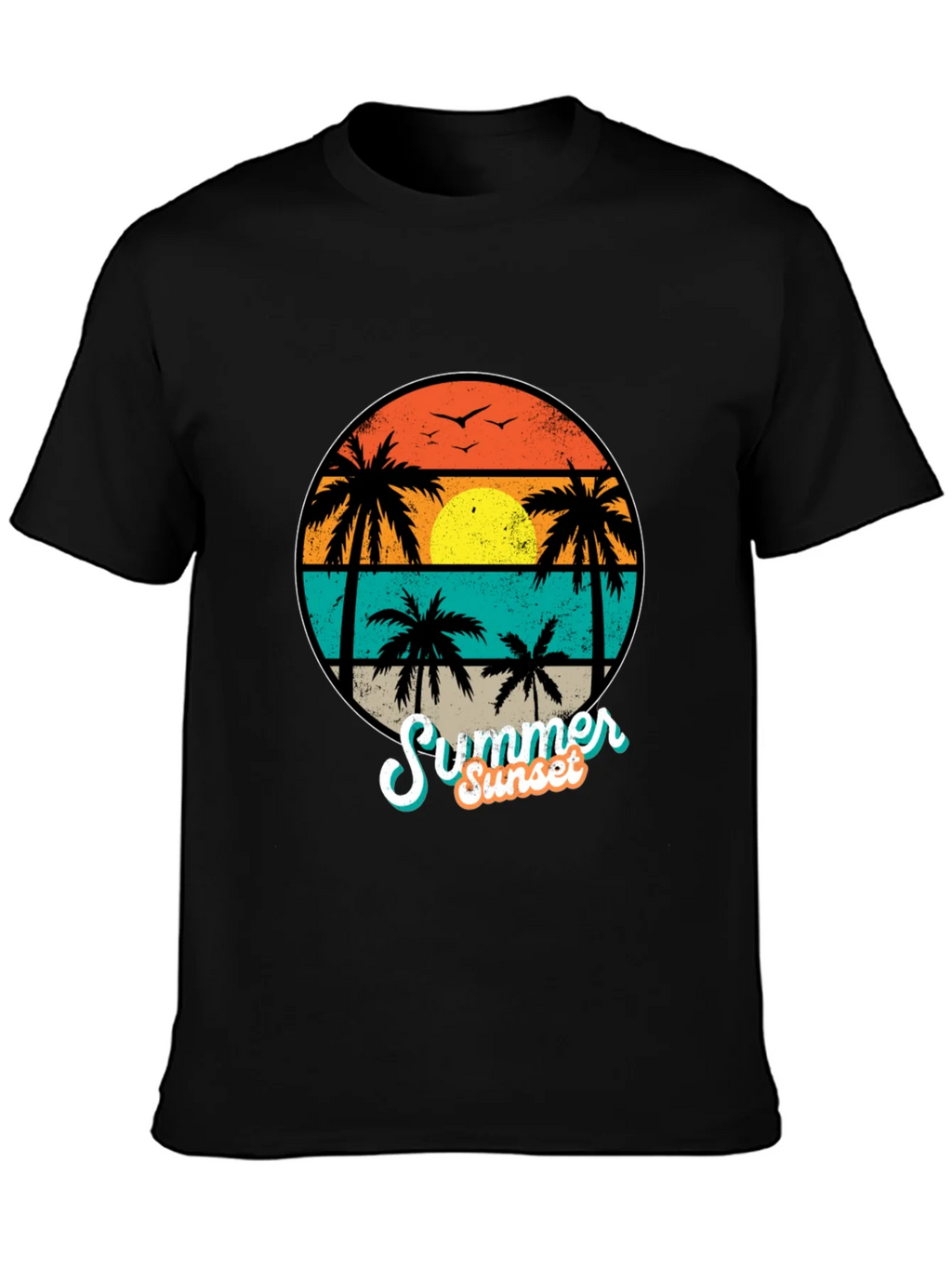 Retro Summer Sunset T-Shirt product image 2