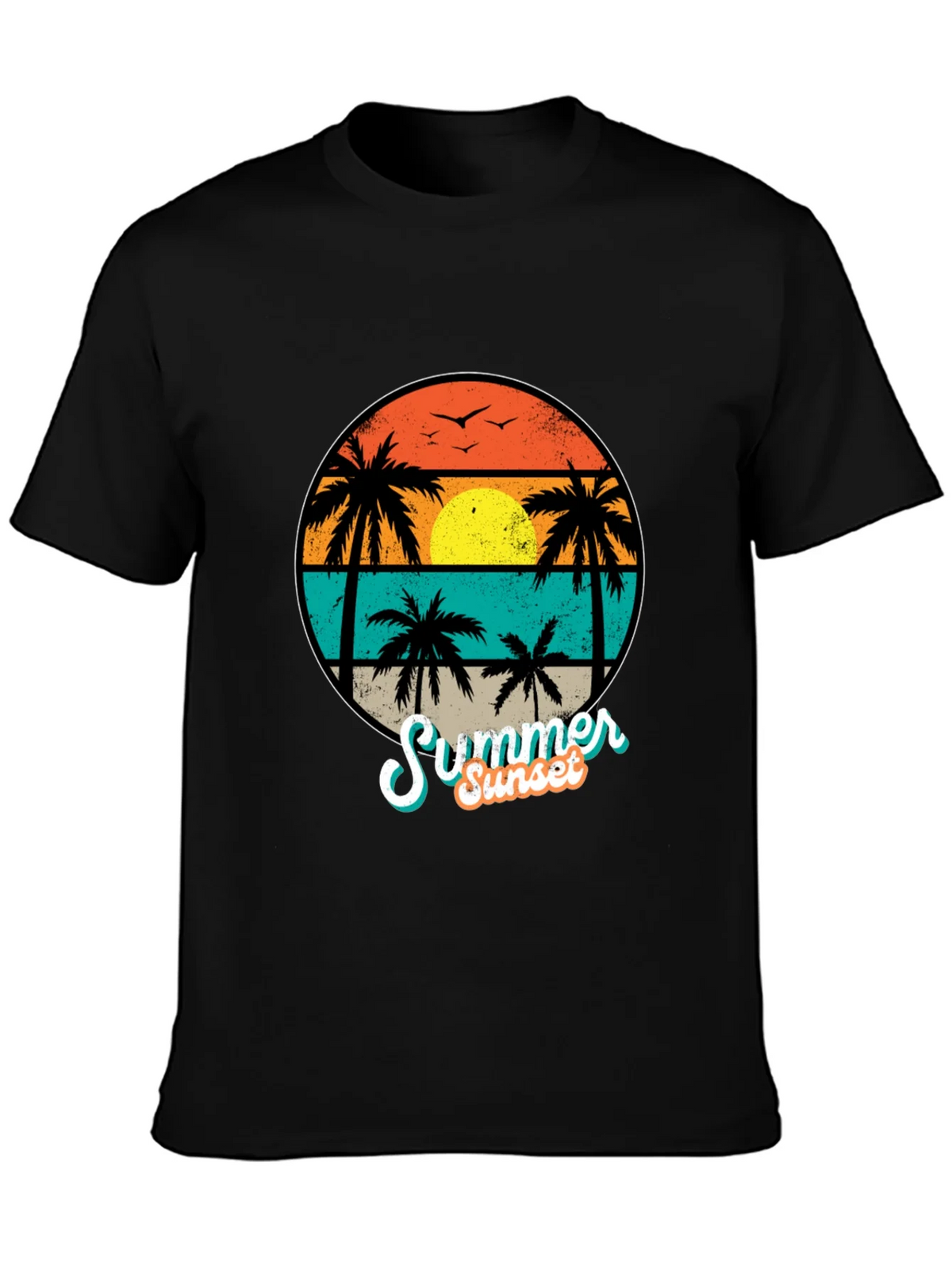 Retro Summer Sunset T-Shirt product image 2