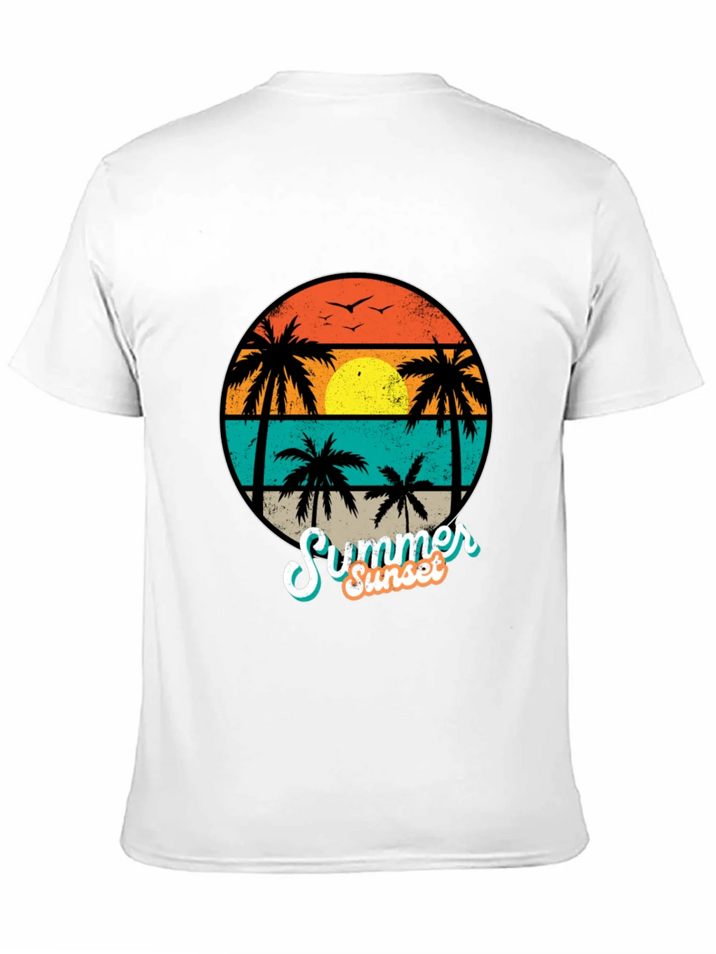 Retro Summer Sunset T-Shirt product image 7