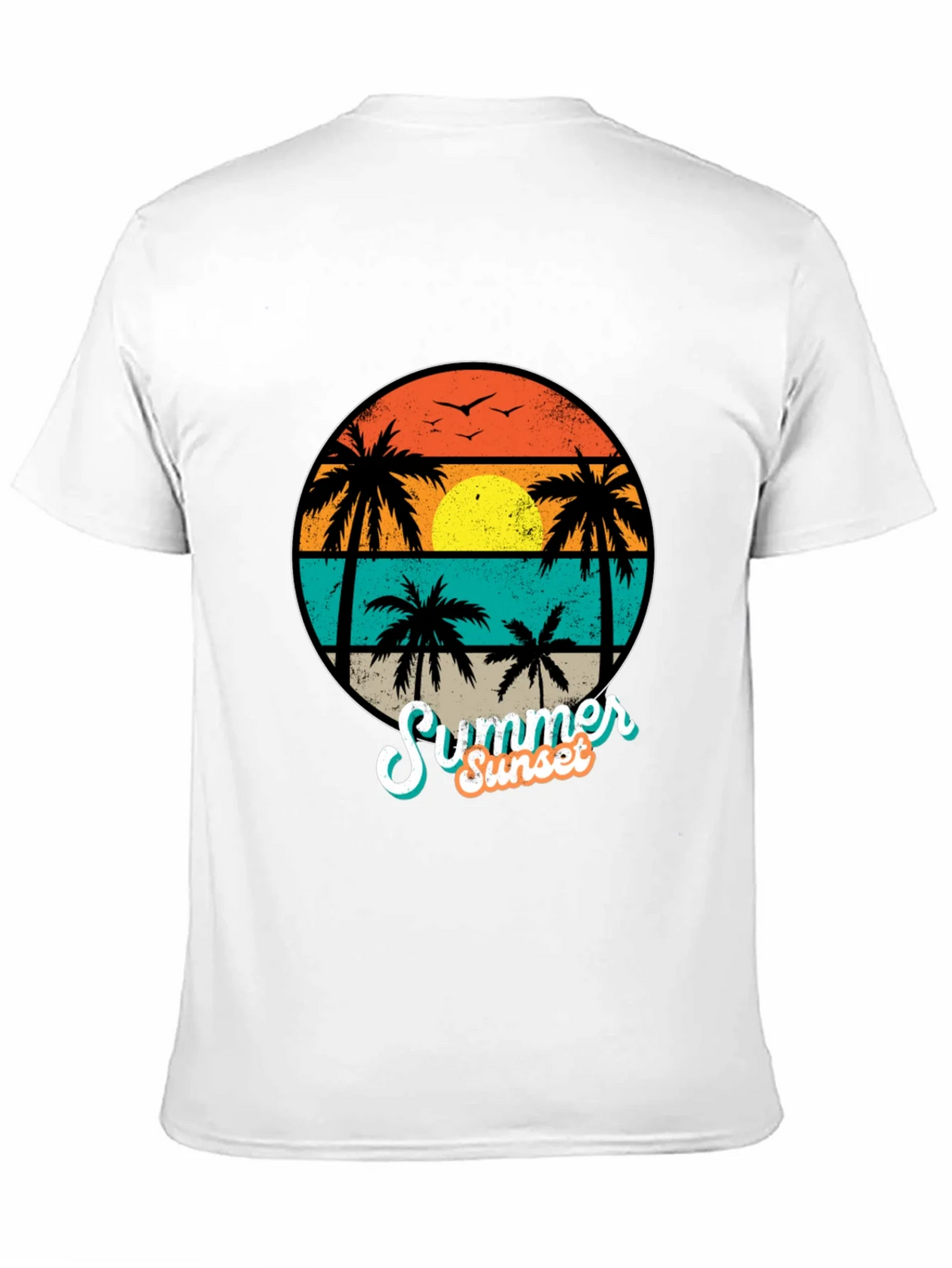 Retro Summer Sunset T-Shirt product image 7