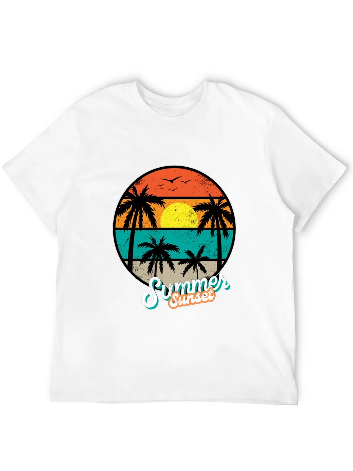 Retro Summer Sunset T-Shirt product image 8