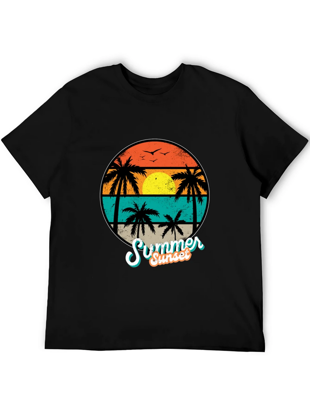 Retro Summer Sunset T-Shirt product image 4