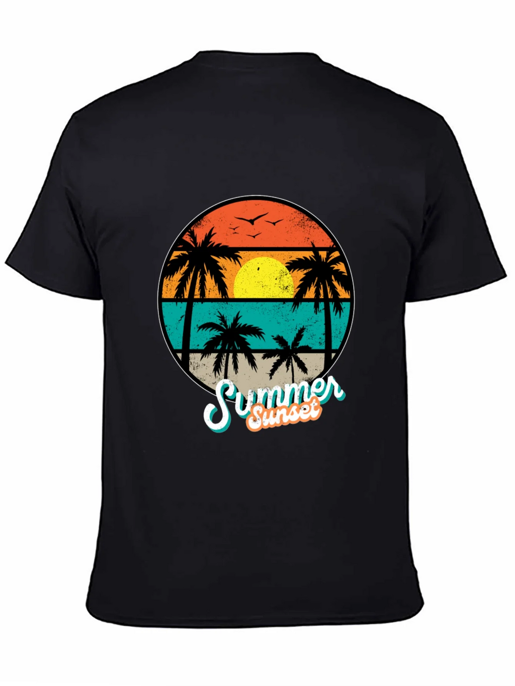 Retro Summer Sunset T-Shirt product image 3