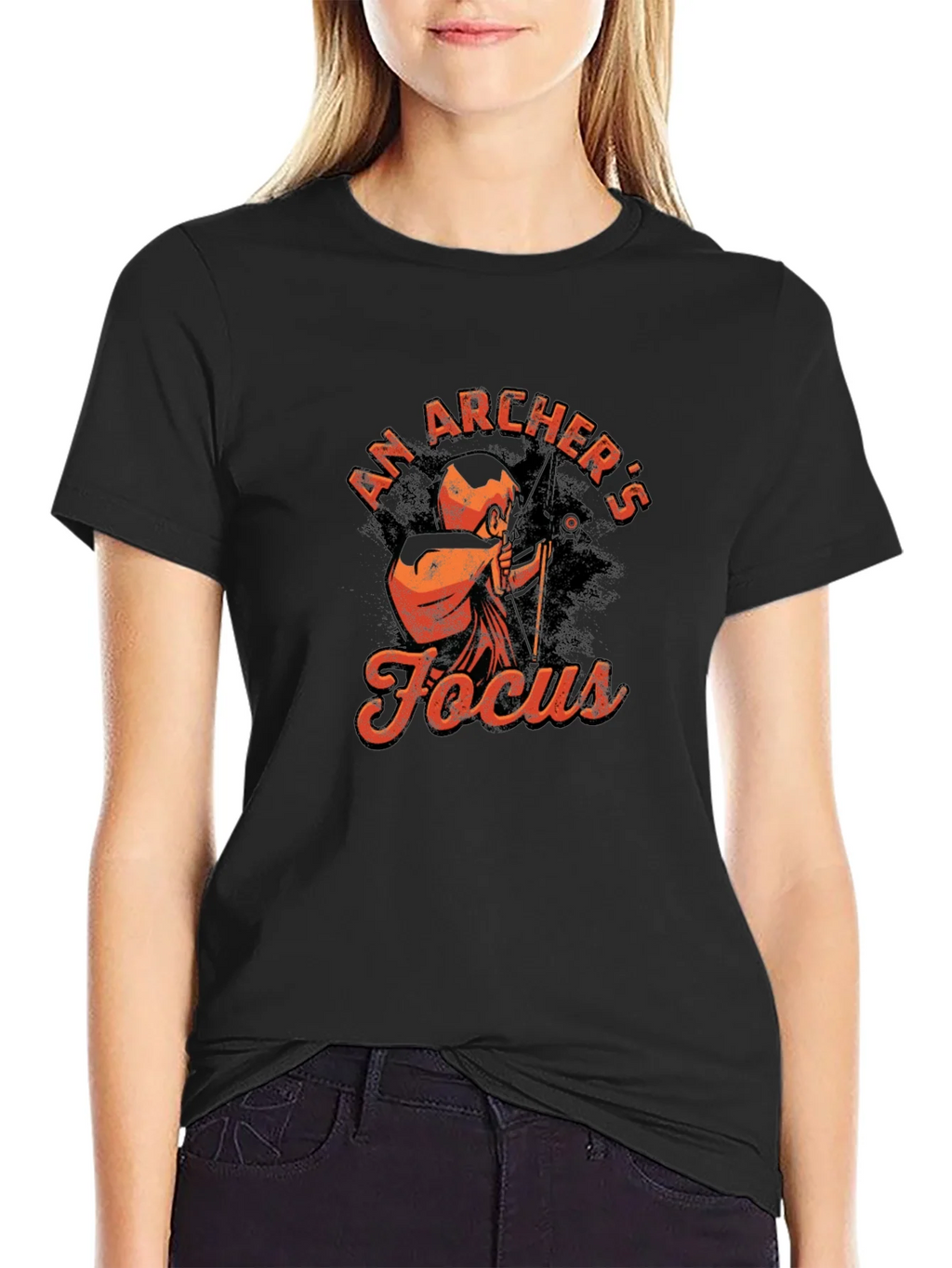 Archers Focus T-Shirt - Black Graphic Tee product image 2