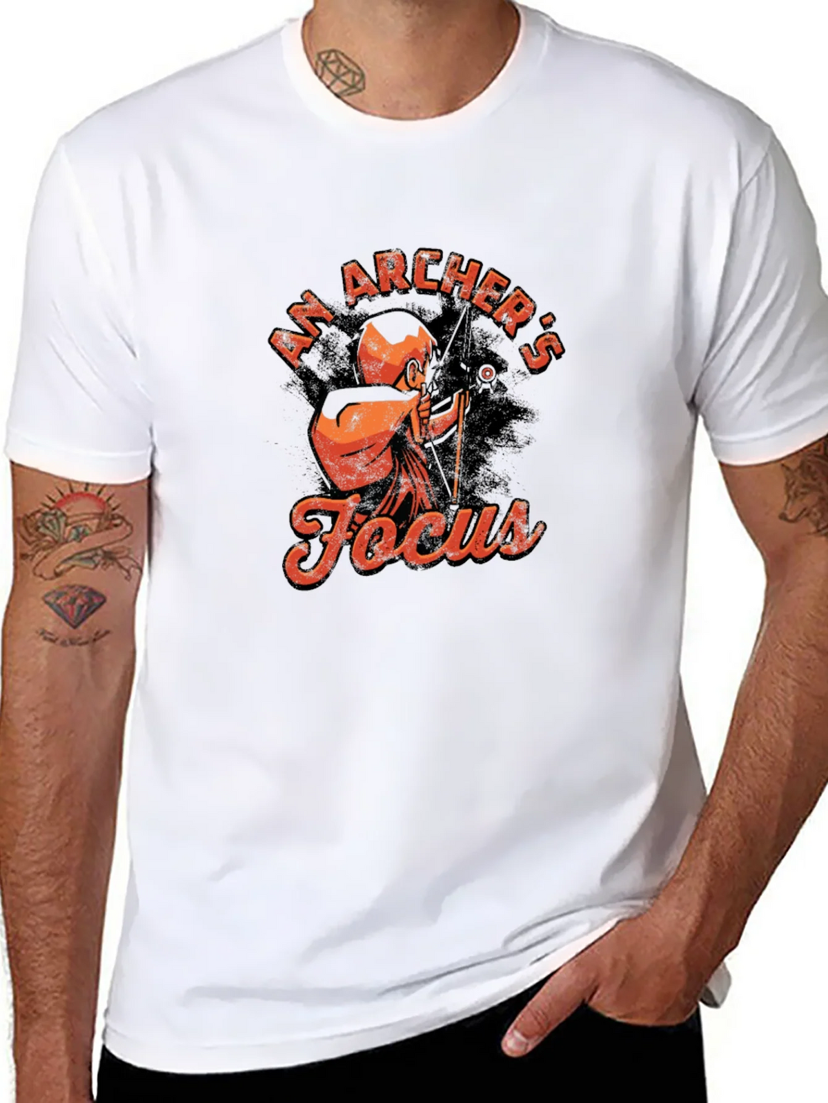 Archers Focus T-Shirt - Black Graphic Tee product image 6