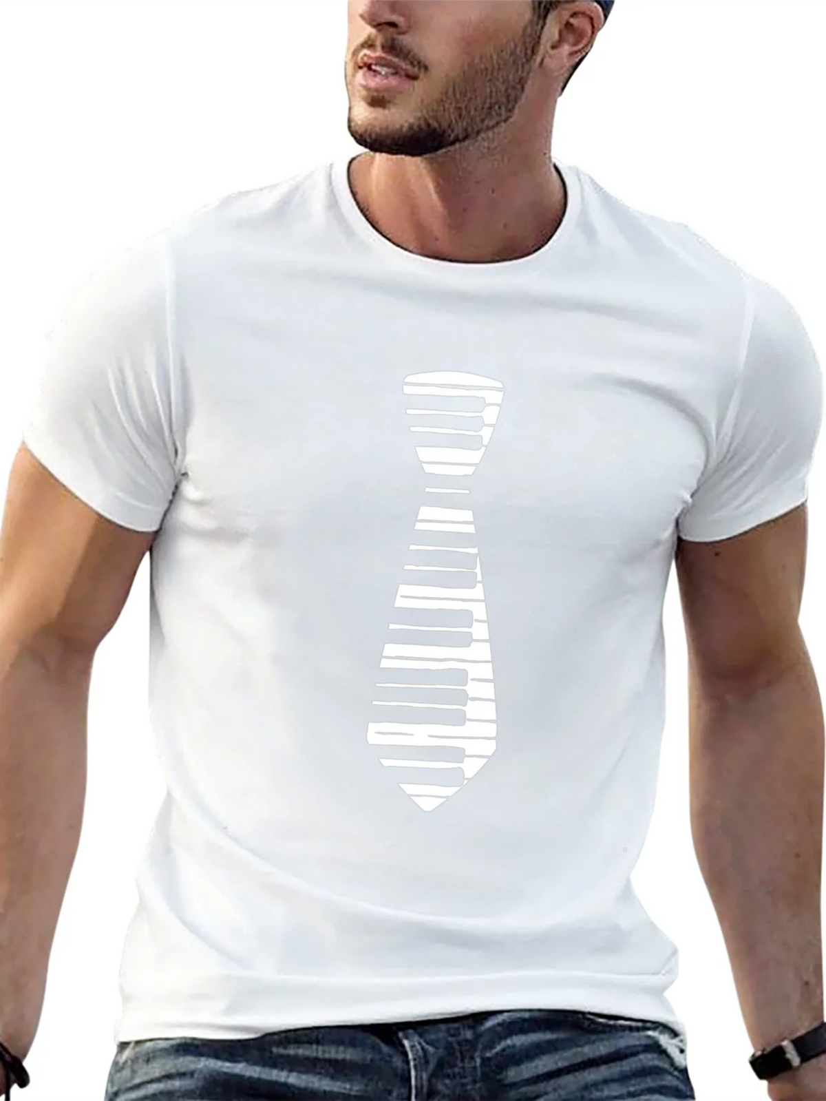 Piano Tie T-Shirt - Music Lover Tee product image 7