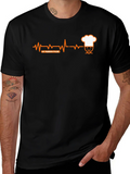 Chefs Passion Pulse T-Shirt - Black Crew Neck