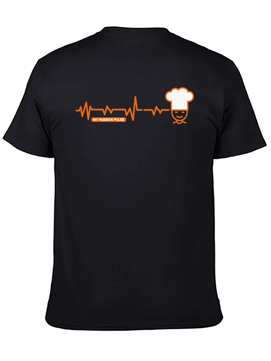 Chefs Passion Pulse T-Shirt - Black Crew Neck