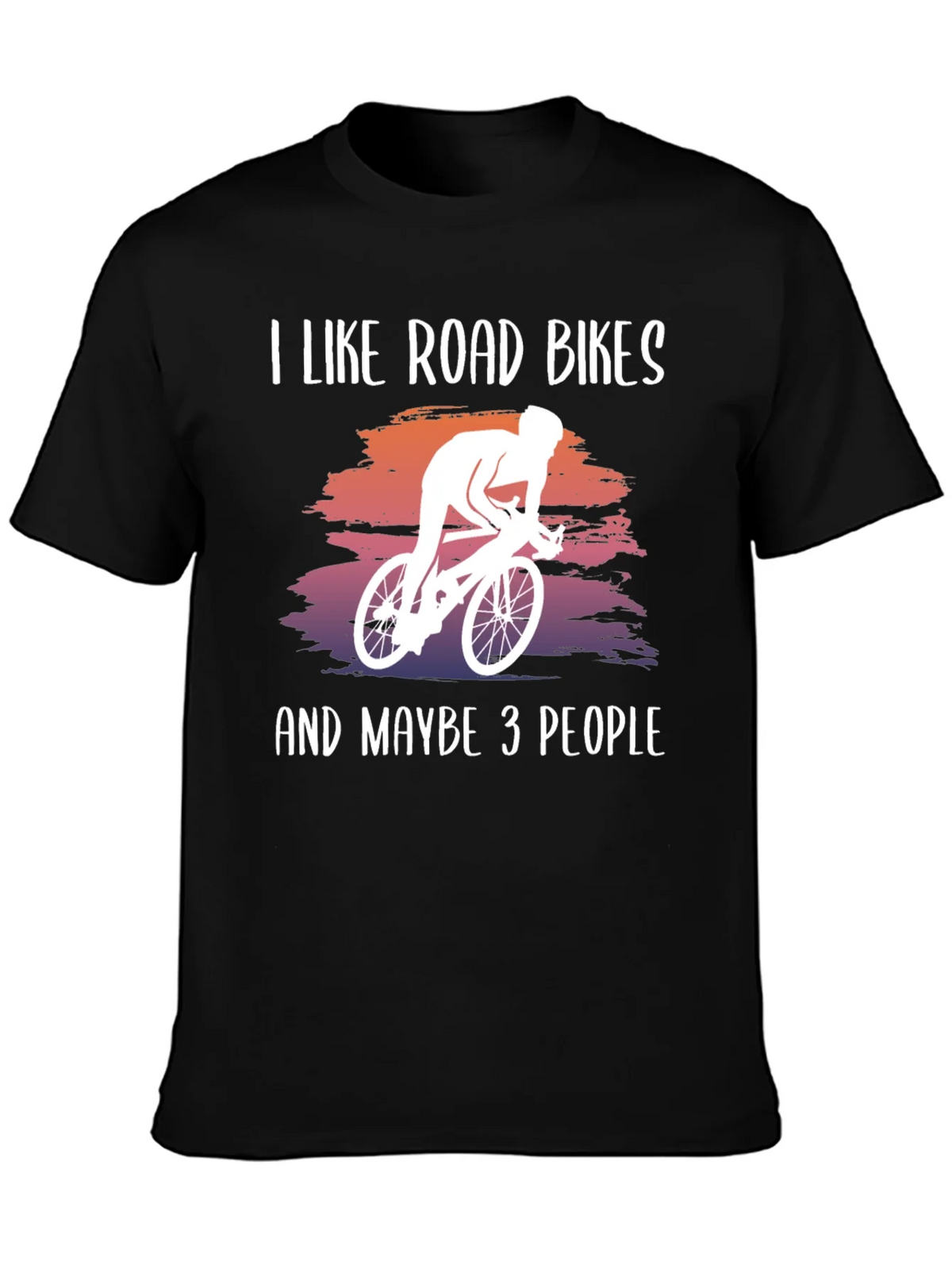 I Like Road Bikes Graphic Tee product image 3