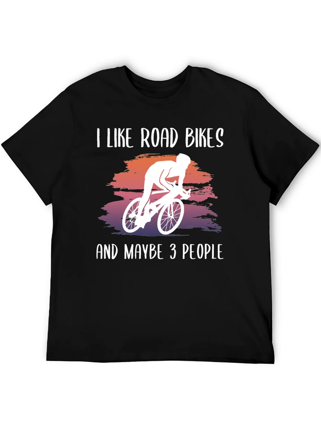 I Like Road Bikes Graphic Tee product image 5