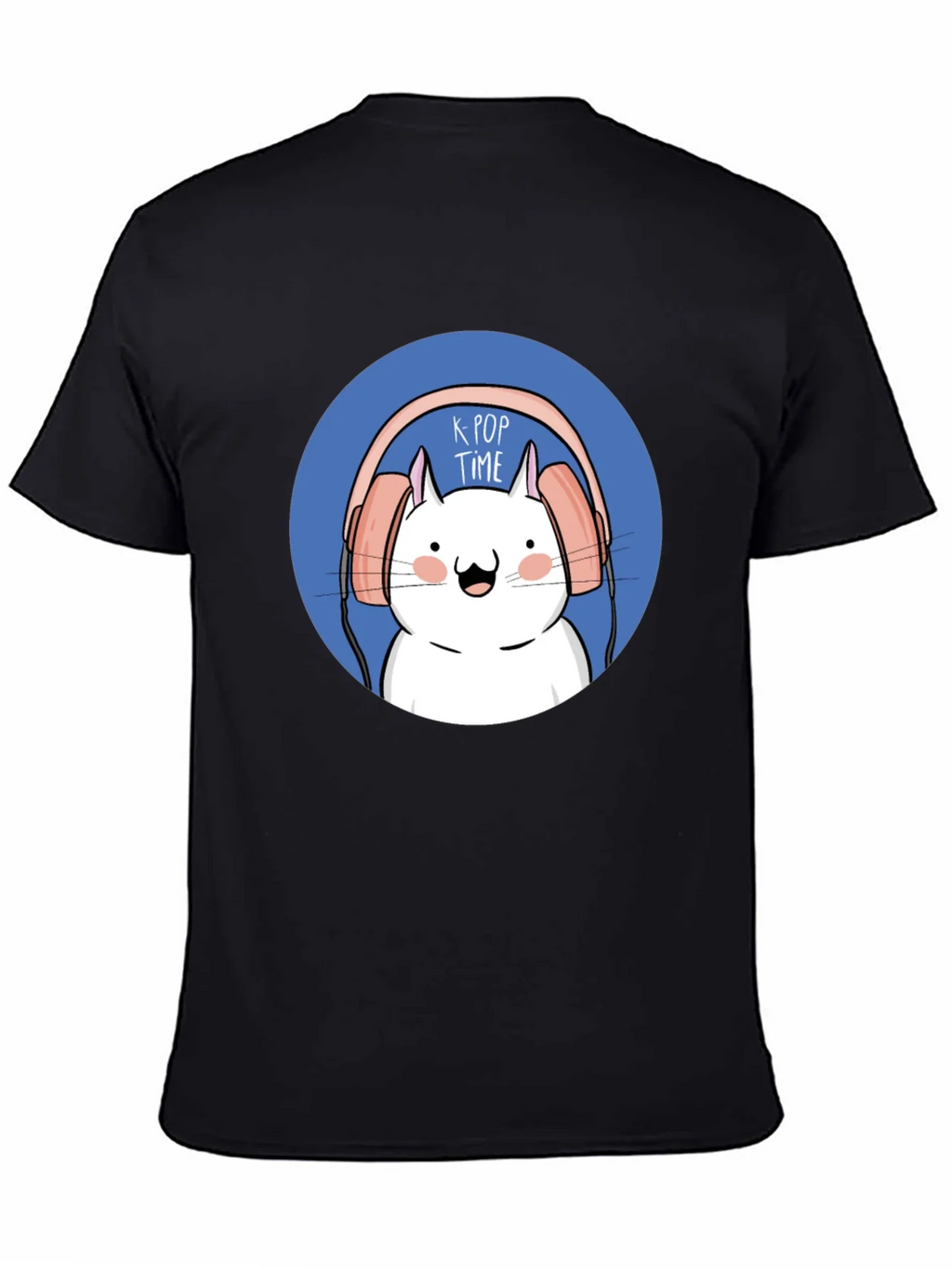 K-Pop Time Cartoon Cat Graphic Tee product image 4