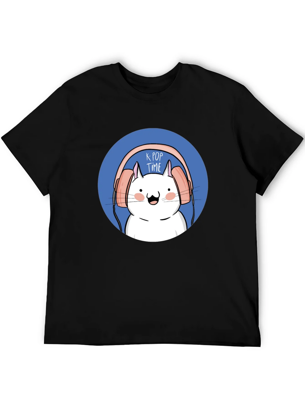 K-Pop Time Cartoon Cat Graphic Tee product image 5