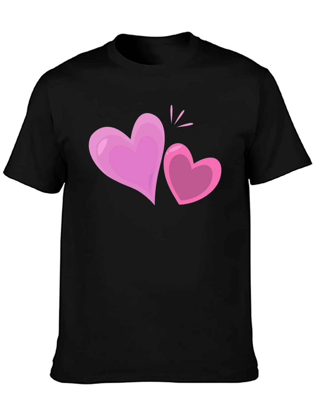 Heart Graphic Black T-Shirt product image 3