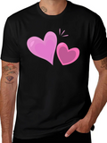 Heart Graphic Black T-Shirt product image 1
