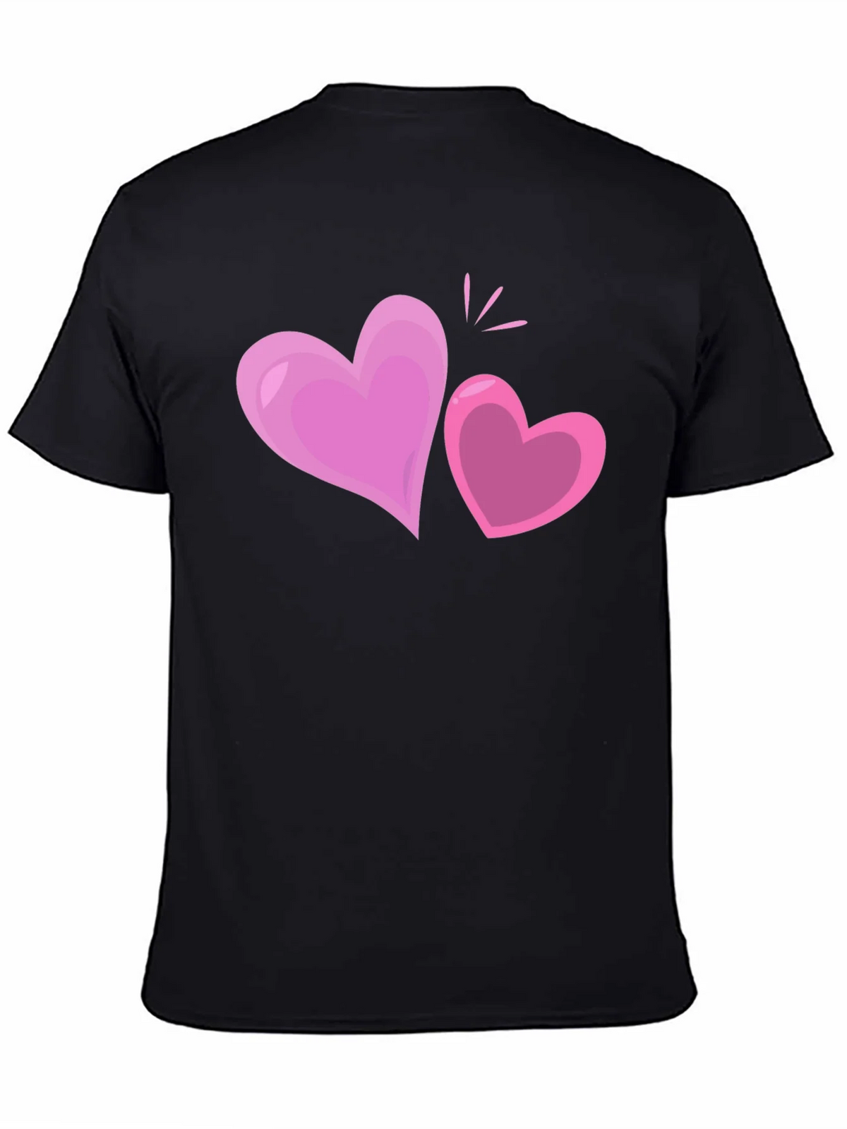 Heart Graphic Black T-Shirt product image 4