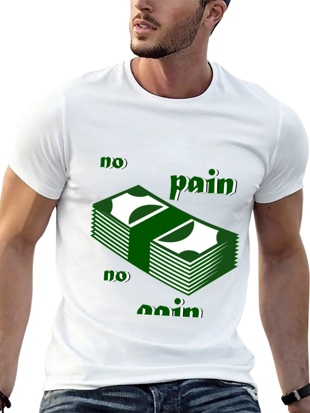 No Pain No Gain T-Shirt - Black product image 10