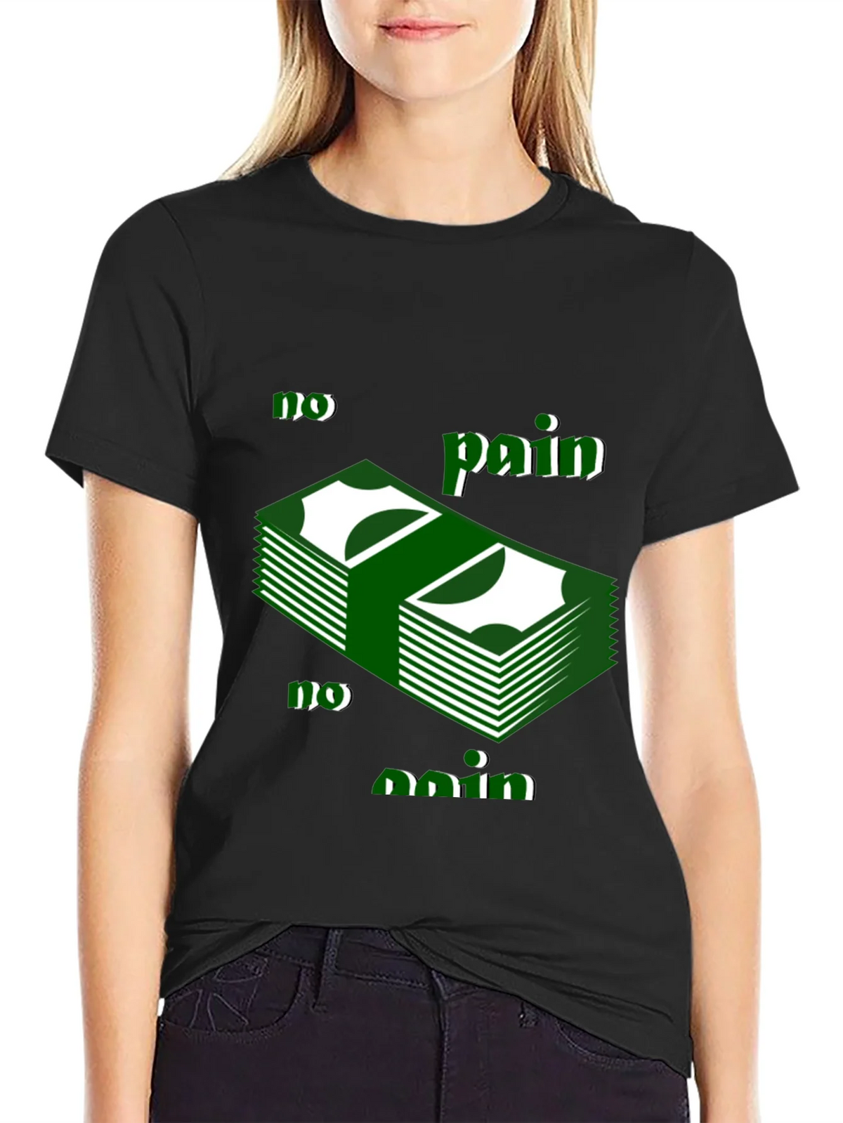 No Pain No Gain T-Shirt - Black product image 2