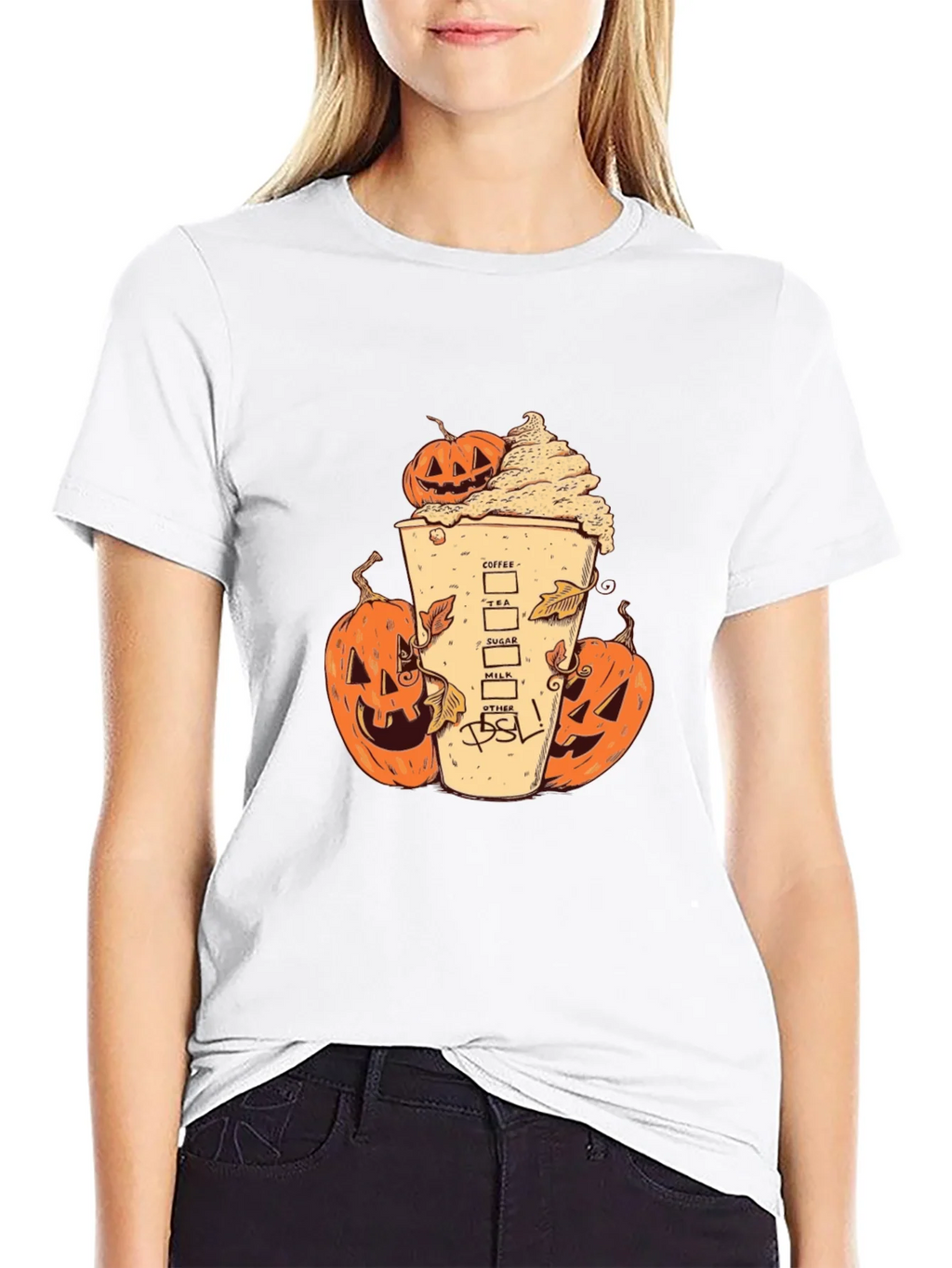 Pumpkin Spice Latte Graphic Tee product image 7