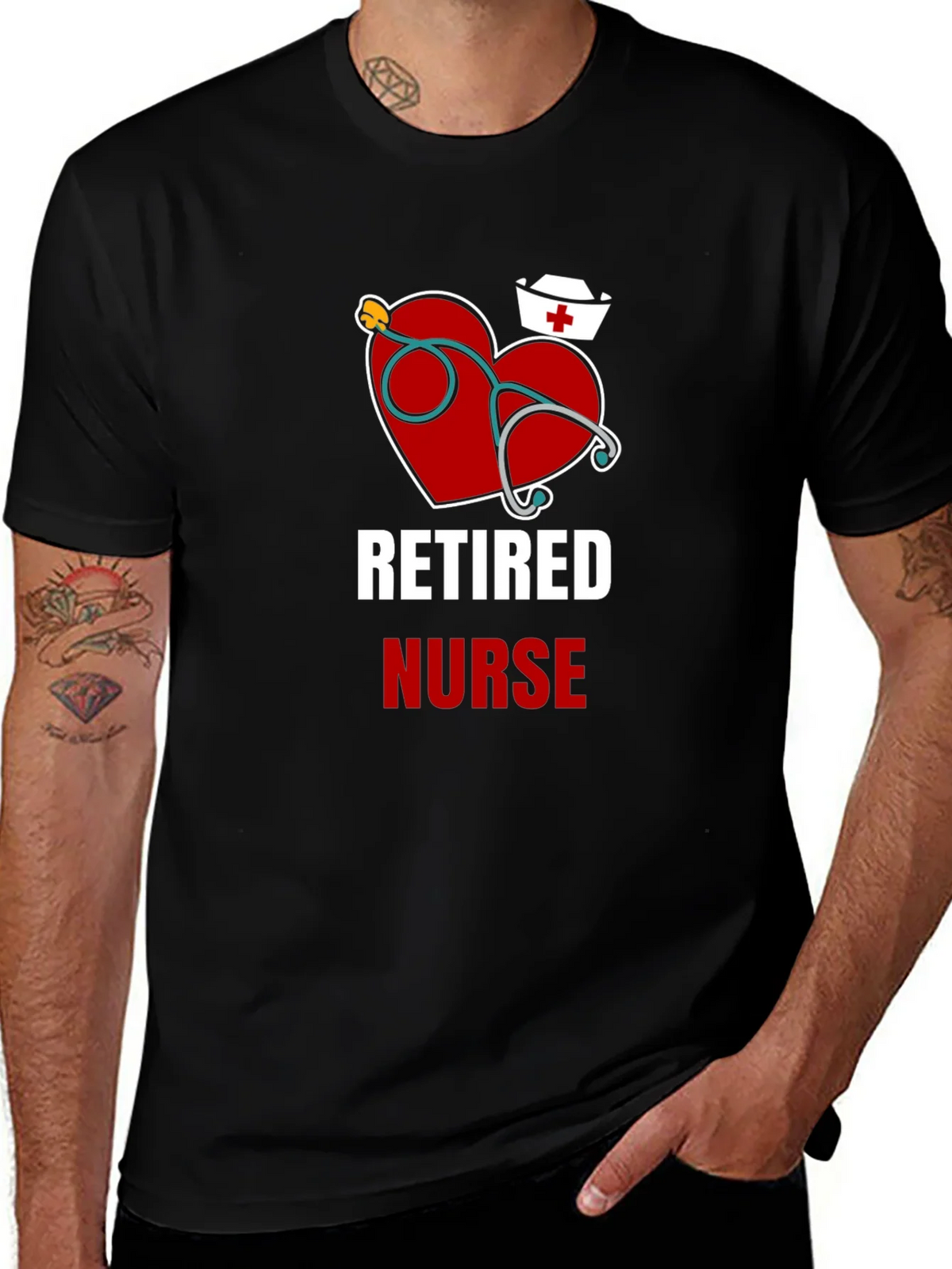 Retired Nurse Graphic Tee product image 1