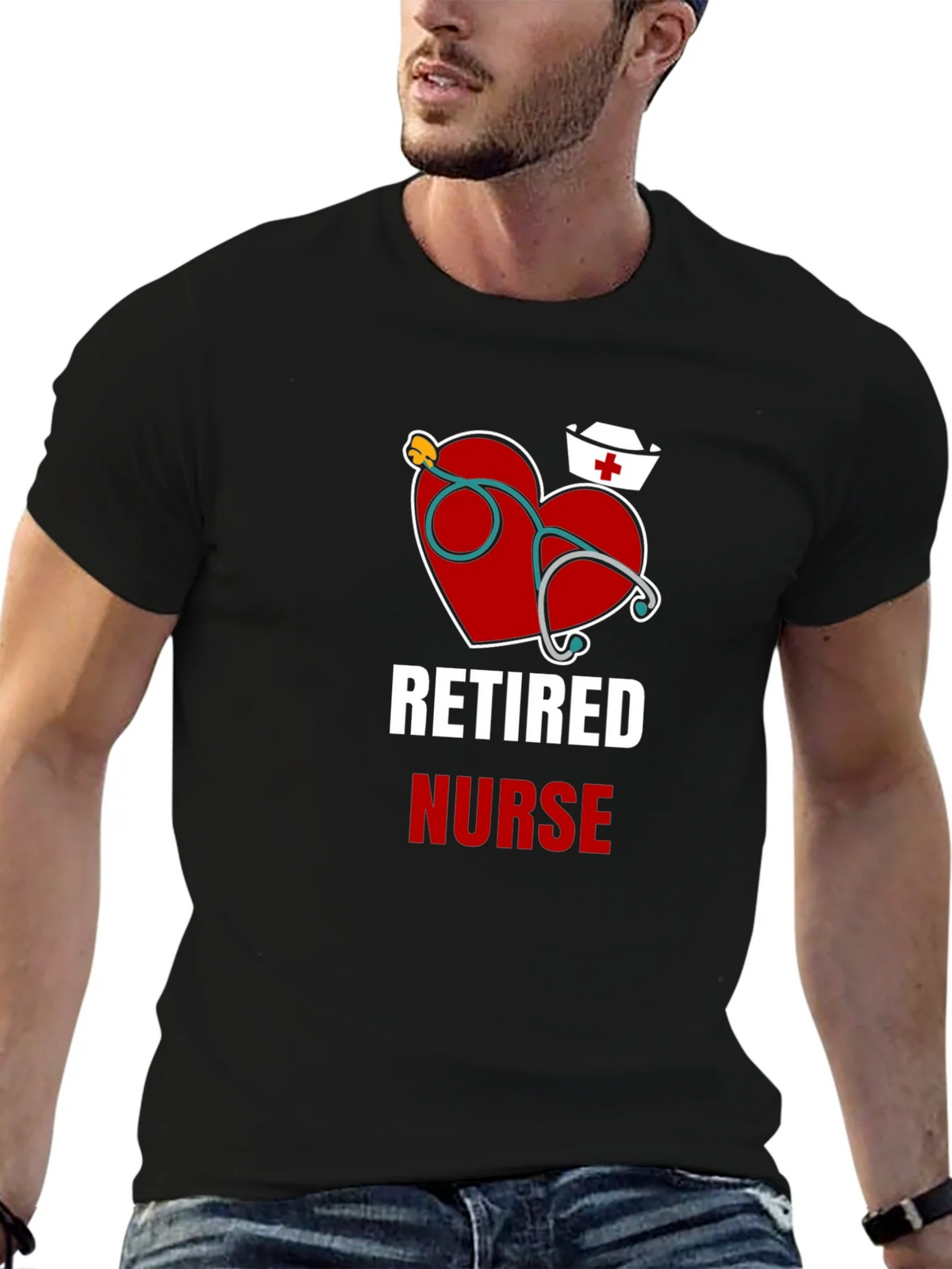Retired Nurse Graphic Tee product image 6