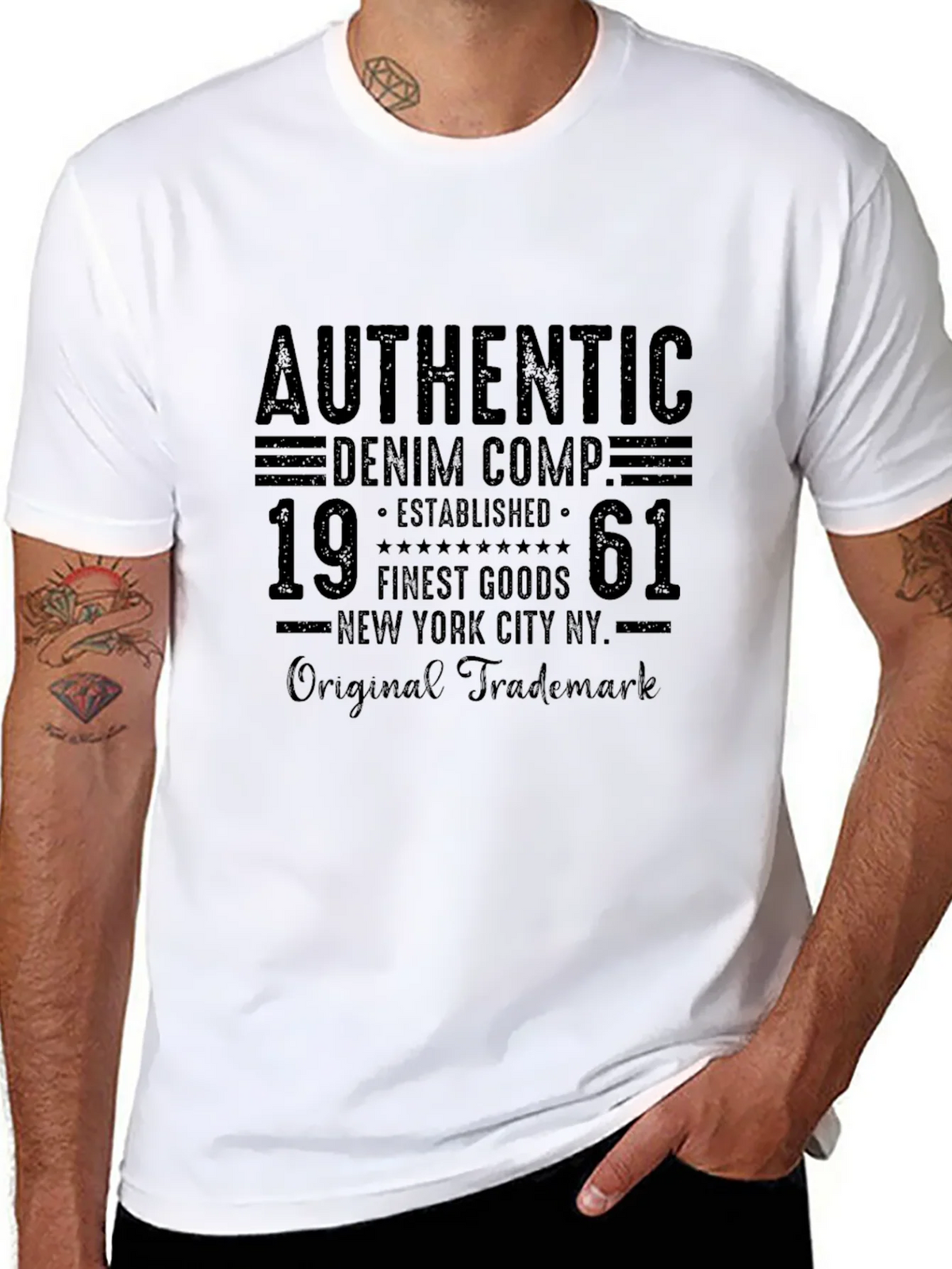 Authentic Denim Comp 1961 Graphic T-Shirt product image 7