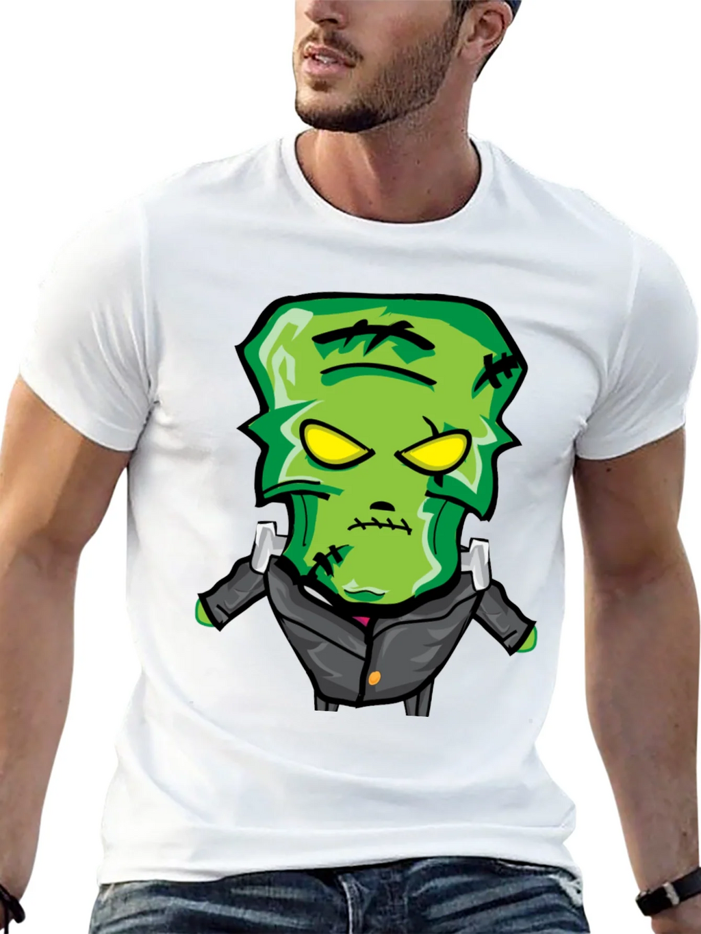 Cartoon Frankenstein Monster Graphic Tee product image 12