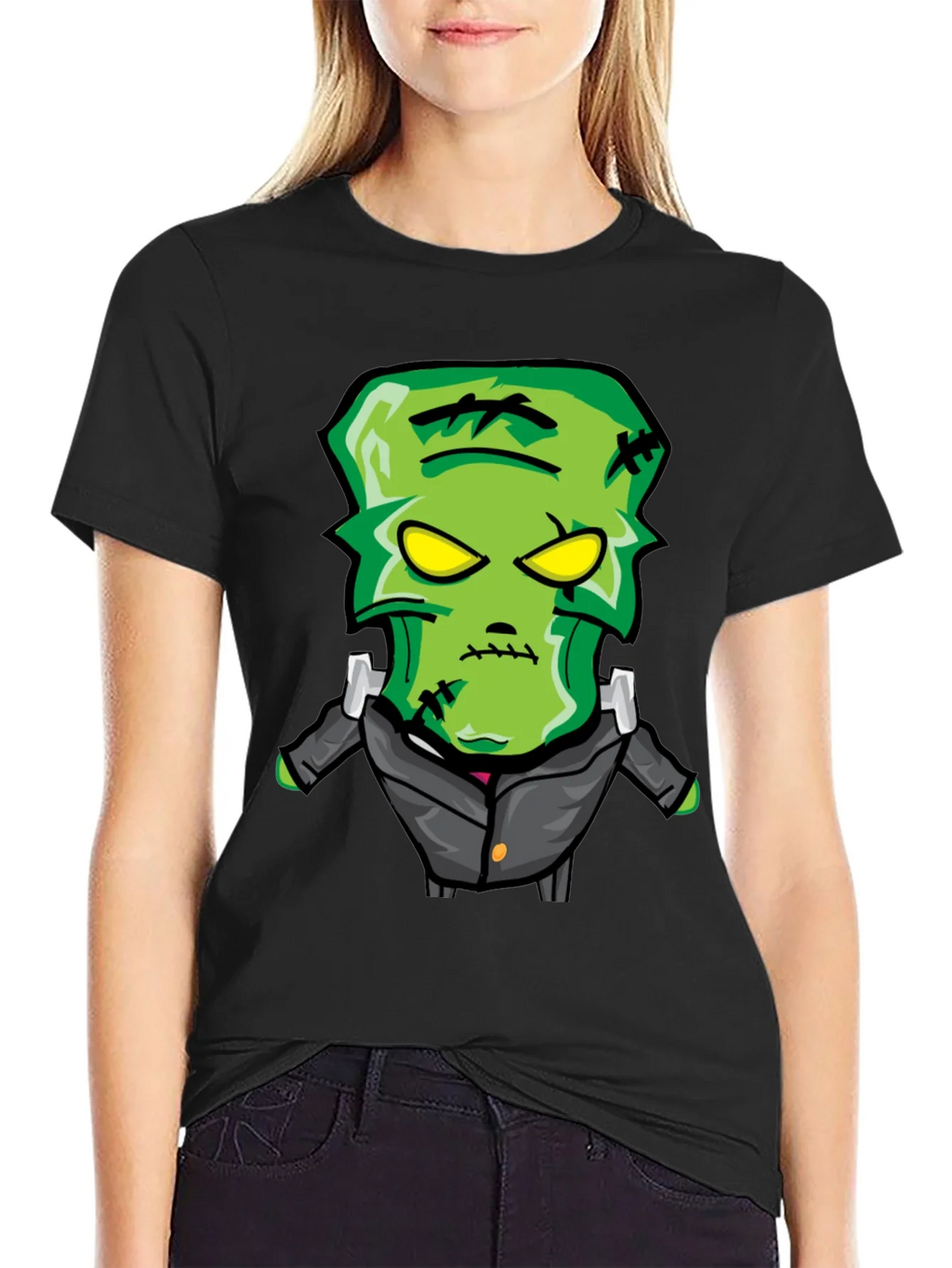 Cartoon Frankenstein Monster Graphic Tee product image 2