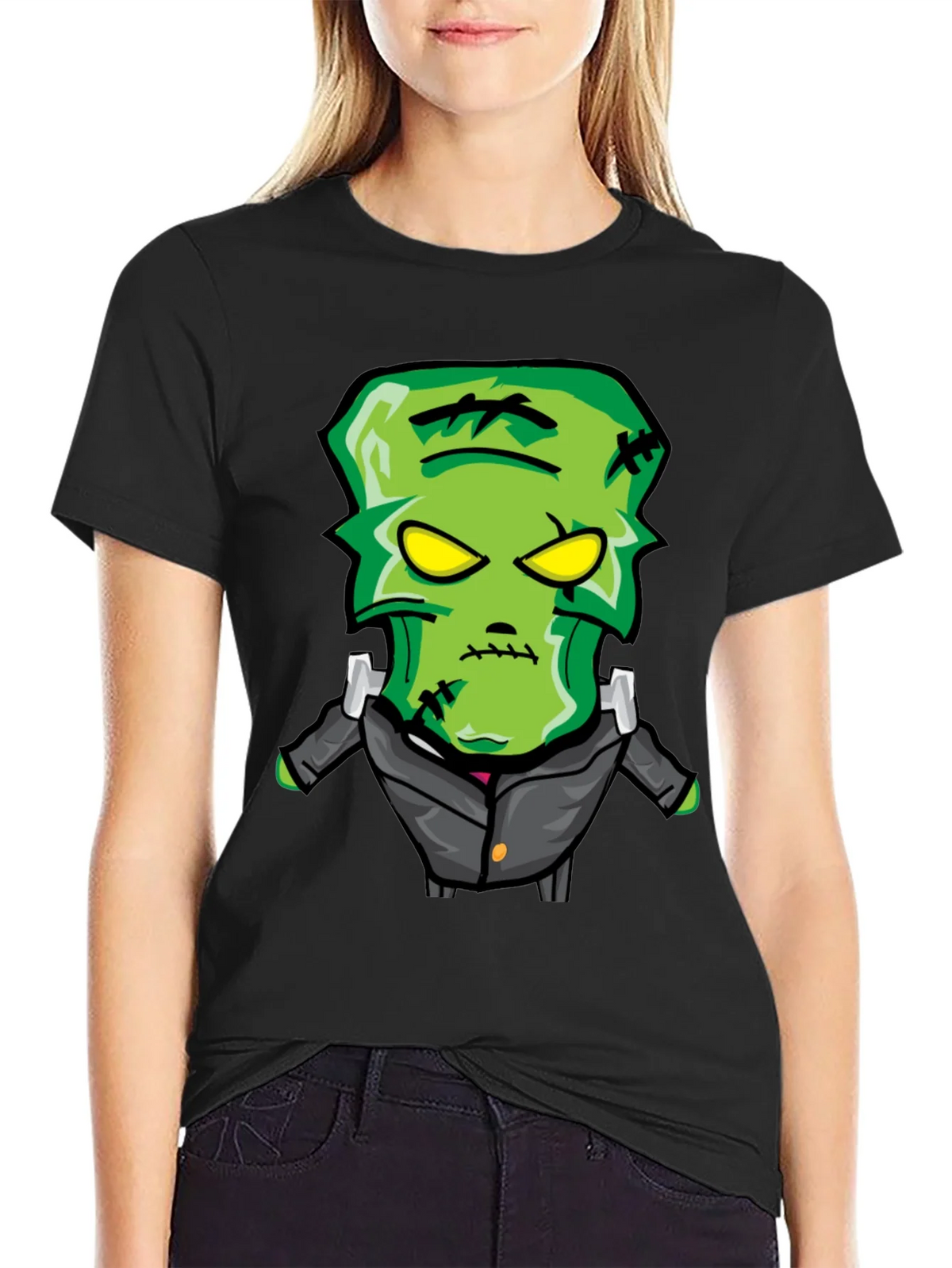 Cartoon Frankenstein Monster Graphic Tee product image 2