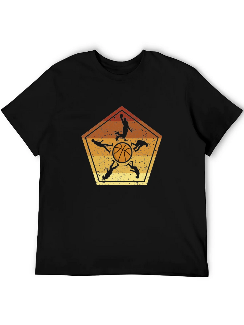 Basketball Player Silhouette Graphic Tee product image 5