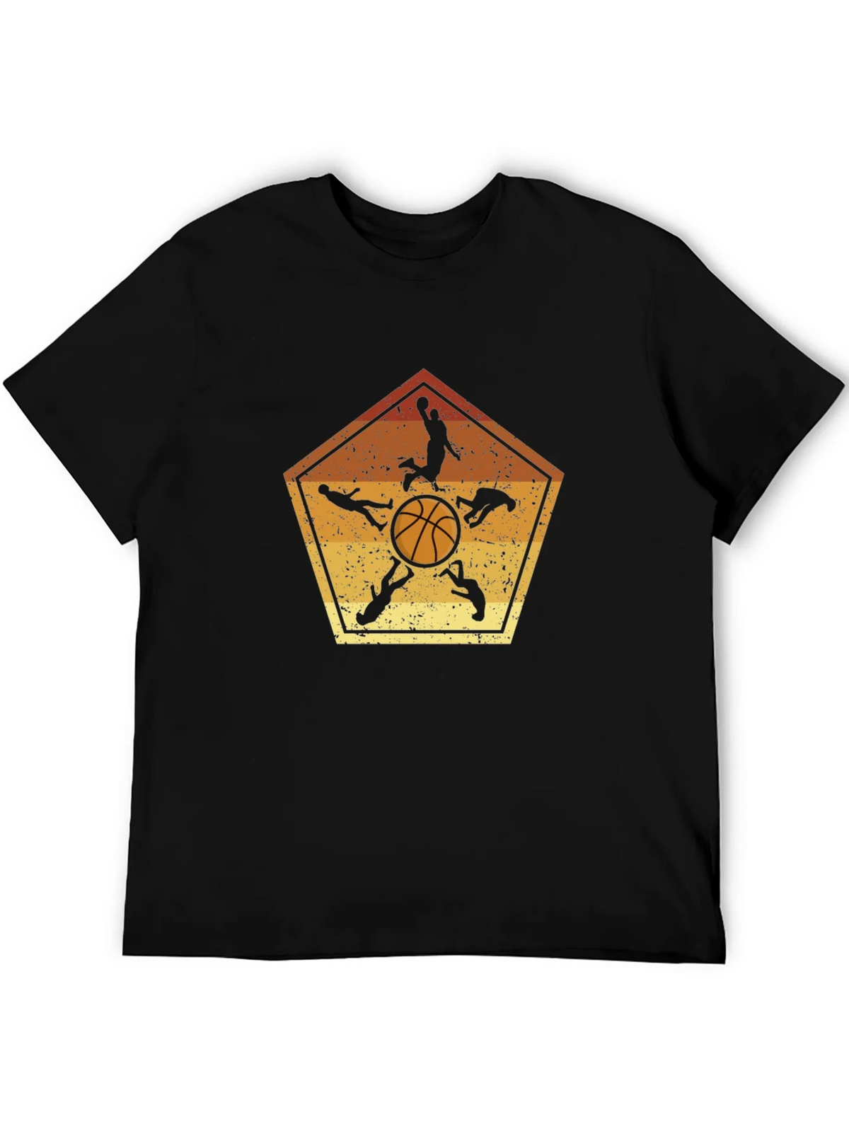 Basketball Player Silhouette Graphic Tee product image 5