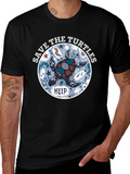 Save the Turtles T-Shirt: Help Protect Our Oceans! product image 1
