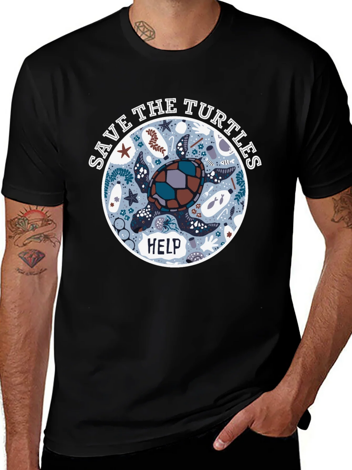Save the Turtles T-Shirt: Help Protect Our Oceans! product image 1