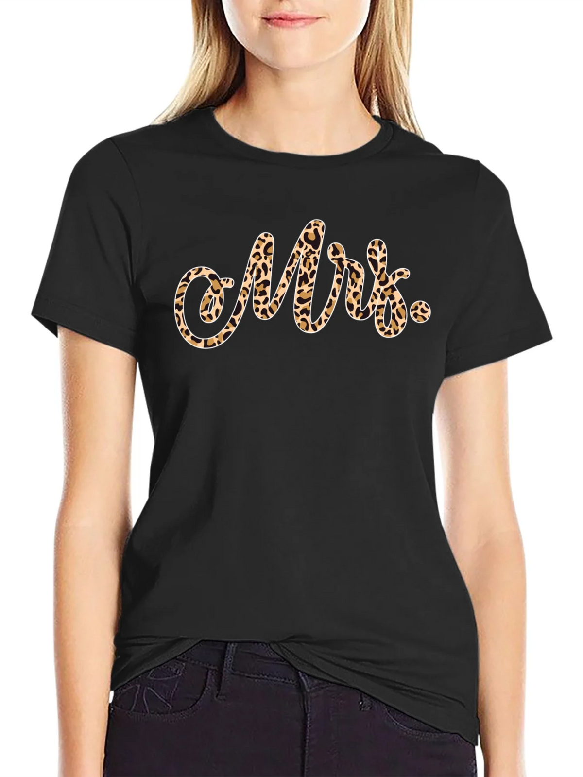 Leopard Print Mrs. T-Shirt product image 2